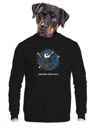 unisex mikina bez kapucne