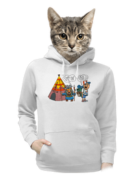 dámska mikina klokanka