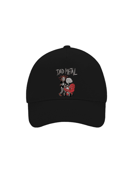 Dad metal šiltovka baseballka Black