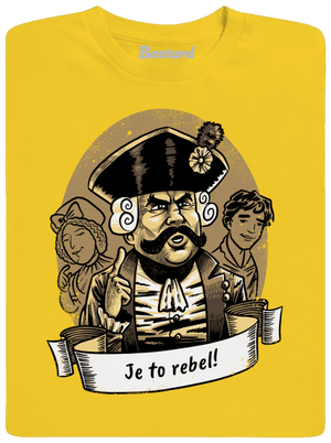 B14: S čerty nejsou žerty pánske tričko Gold