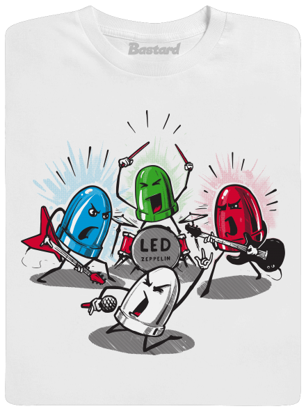 Led Zeppelin detské tričko White