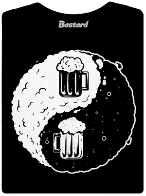 Jin Jang pivo dámske tričko prémium Black