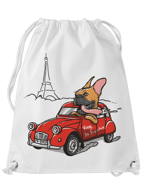 Francúzsky buldoček vak White