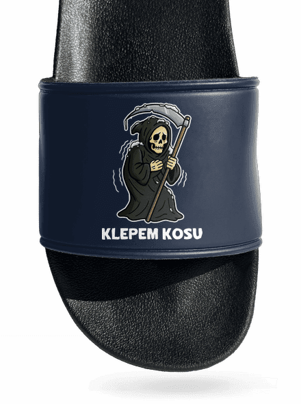 Klepem kosu šľapky Navy