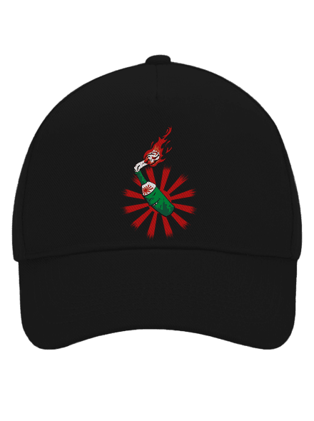 Kamikaze šiltovka baseballka Black