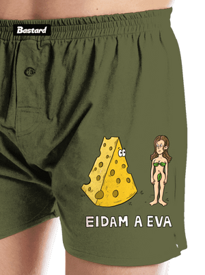 Eidam a Eva pánske trenky Khaki