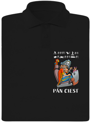 Pán ciest pánska polokošeľa Black