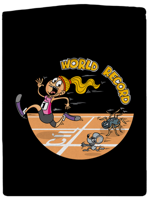 Svetový rekord dámska mikina na zips Black