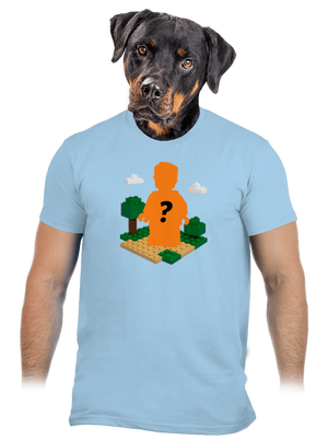 Lego z vlastnej fotky pánske tričko Sky Blue