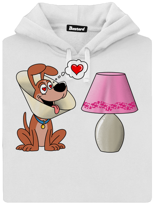 Zamilovaný pes dámska mikina klokanka White