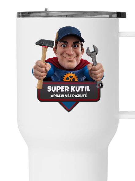 Super otec termohrnček White