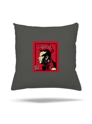 Známka punku vankúš Gray Pol