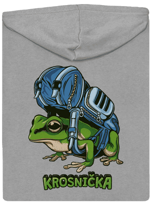 Krosnička pánska mikina na zips Light Melange