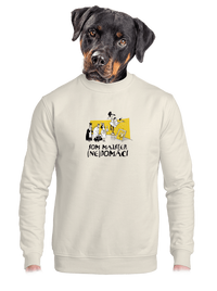 unisex mikina bez kapucne