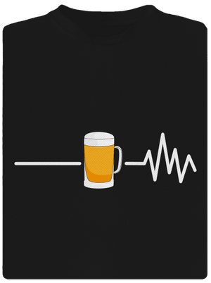 Beer help pánske športové tričko Black