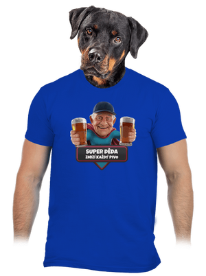 Super dedo pánske tričko Royal Blue