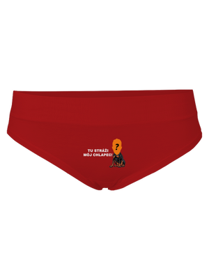 Tu strážim ja dámske nohavičky Red Mal