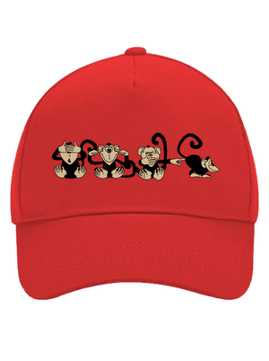 Opica šiltovka baseballka Classic Red