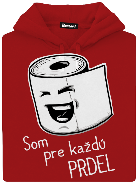 Prdel dámska mikina klokanka Red Mal