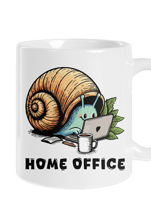 Slimákov home office klasický hrnček White