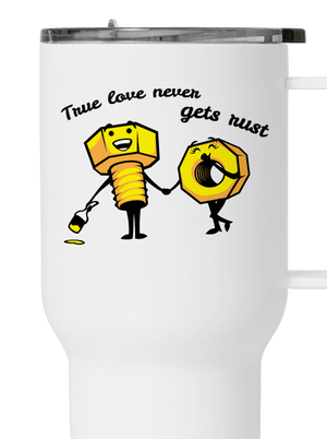 Pravá láska termohrnček White
