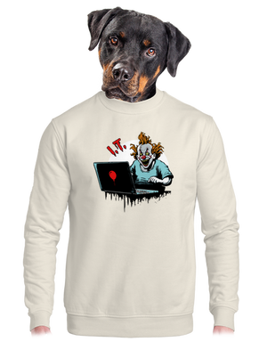 unisex mikina bez kapucne