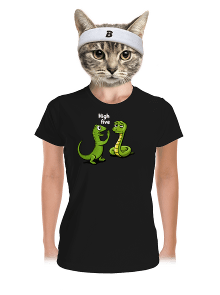 High Five dámske športové tričko Black