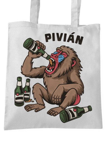 Pivián taška White
