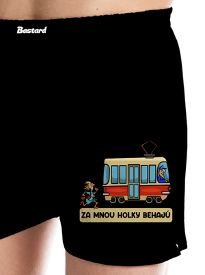 Za mnou baby behajú pánske trenky Black