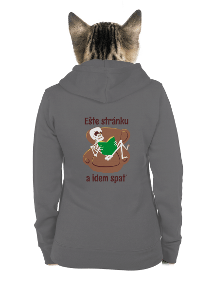 Ešte stránku dámska mikina na zips Steel Gray