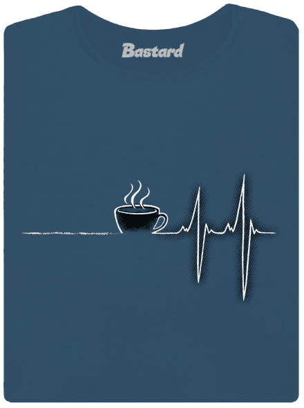 Coffee help dámske tričko prémium Petrol Blue