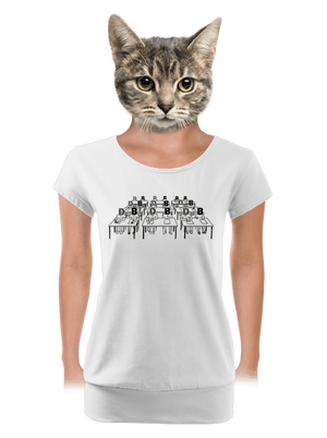 Cimrman: Debil, blbeček dámske tričko s lemom White