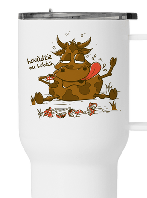 Hovädzie na hubách termohrnček White