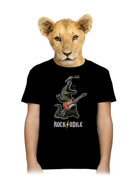 Rockodile detské tričko Black