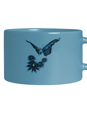 Fake Nature hrnček makronka Blue Macaron