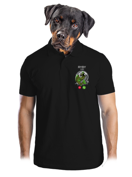 Ryby volají pánska polokošeľa Black