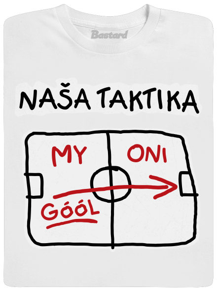 Naša taktika detské tričko White