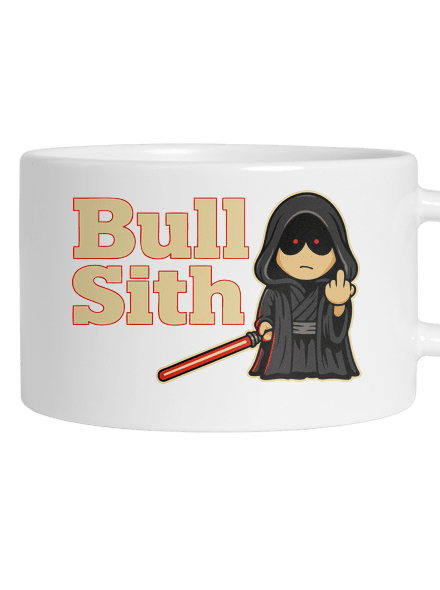 Bull sith hrnček makronka White