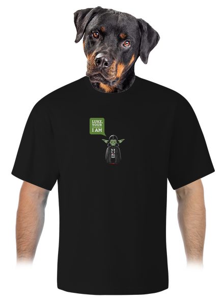 Mr. Yoda: Your grandpa I am unisex tričko oversized Black