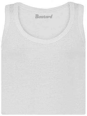 Bez potlače dámske tielko klasické White