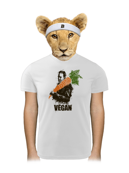 Vegan detské športové tričko White
