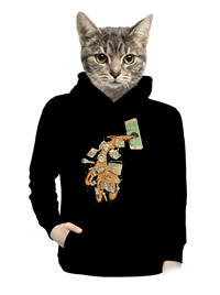 dámska mikina klokanka