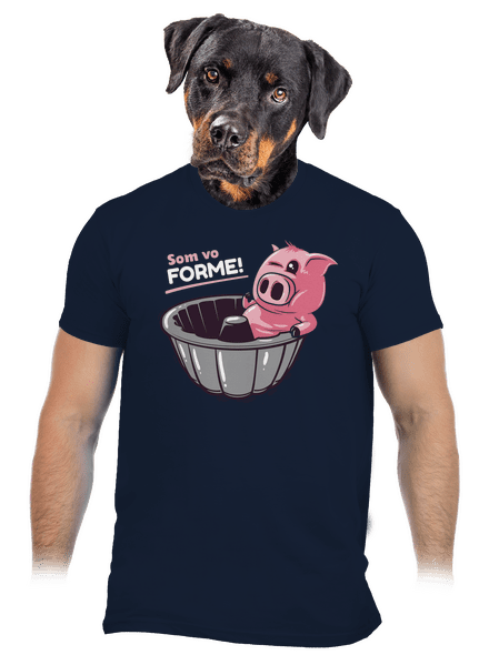 Vo forme pánske tričko Navy