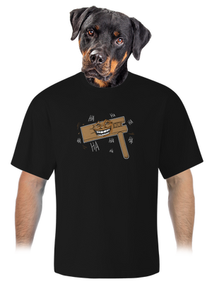 Rehtačka unisex tričko oversized Black