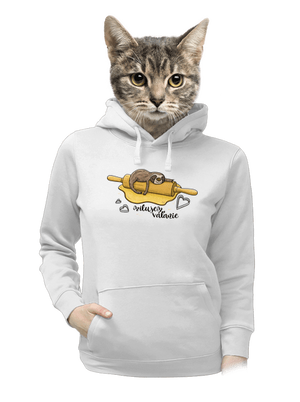 Milujem váľanie dámska mikina klokanka White