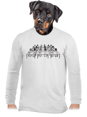 Cimrman: Debil, blbeček pánske dlhý rukáv White