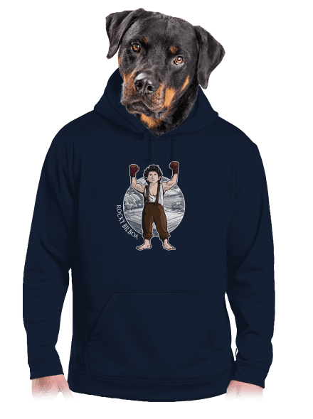 Rocky Bilboa pánska mikina klokanka Navy
