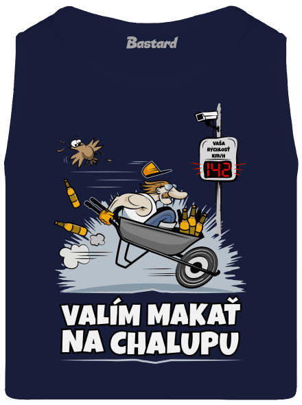Valím na chalupu pánske tielko French Navy