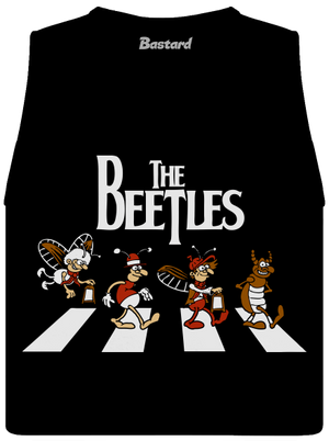 Beatles dámske tielko voľné Black