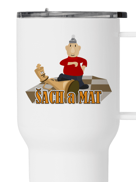 Šach a Mat termohrnček White